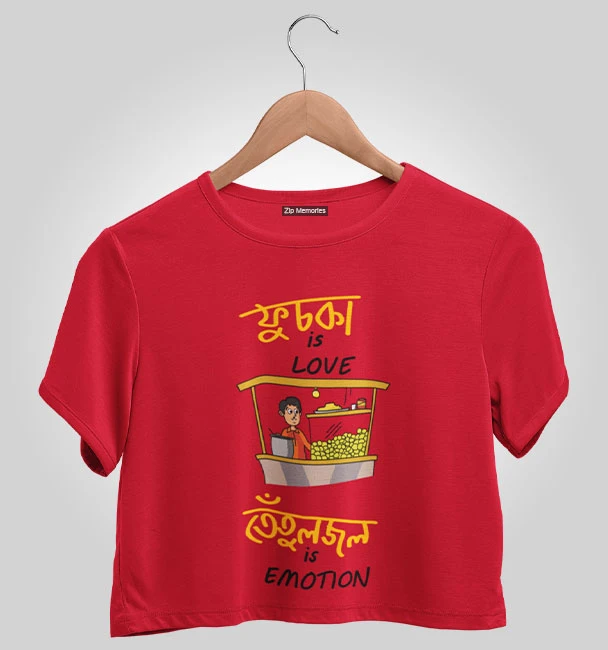 Crop Top Fuchka Is Love